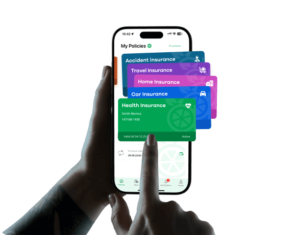 Super App for health, life, unit-linked, car, travel, and other types of insurance