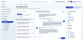 Messaging and communication with captive managers