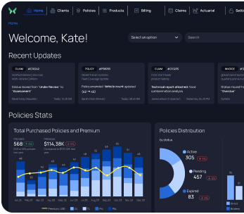 Captive insurance software