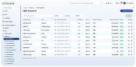 Chart of accounts management