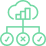 Data-driven decision making icon
