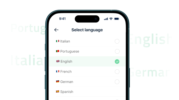 Vitaminise Mobile App Multilingual support