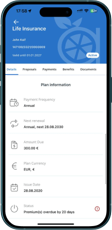 Details/plan information