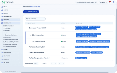 Products module