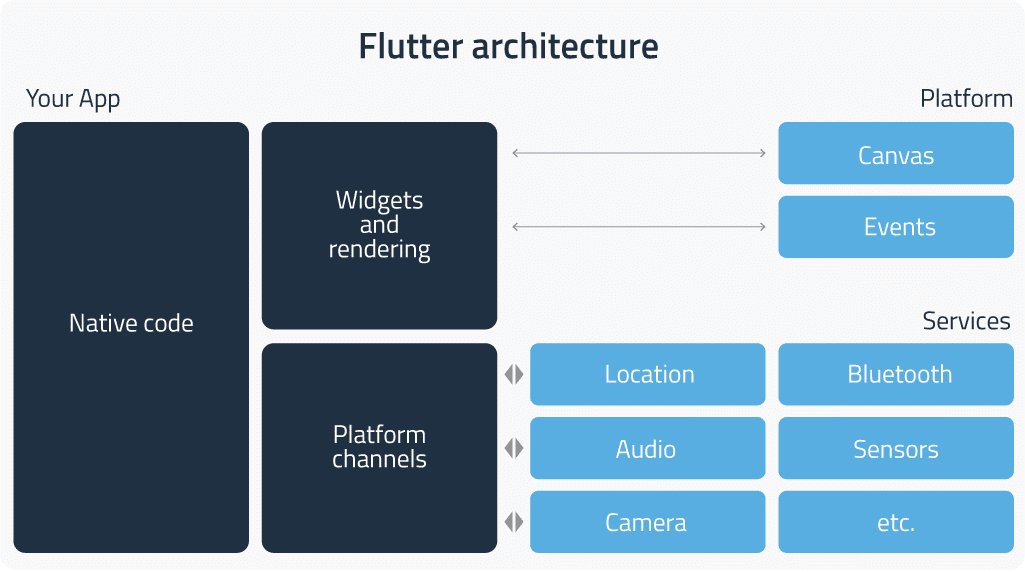 Flutter development