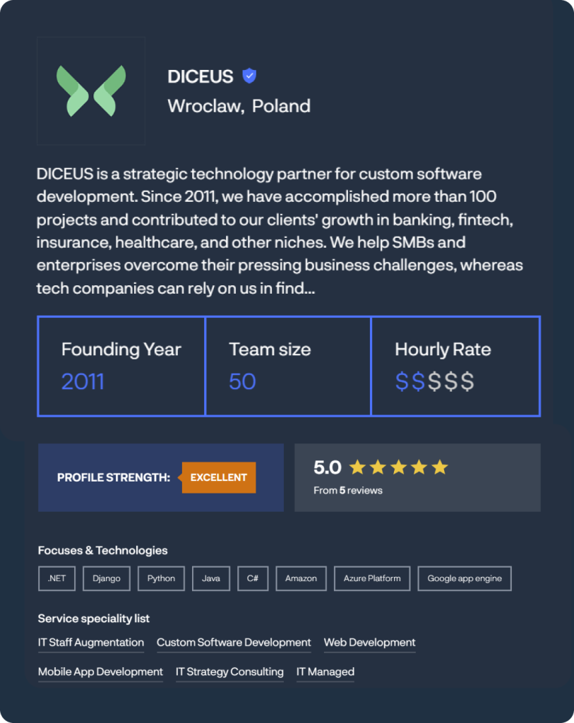 Top Mobile App Development Company in Poland | DICEUS