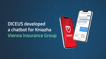 DICEUS developed a chatbot for Kniazha Vienna Insurance Group