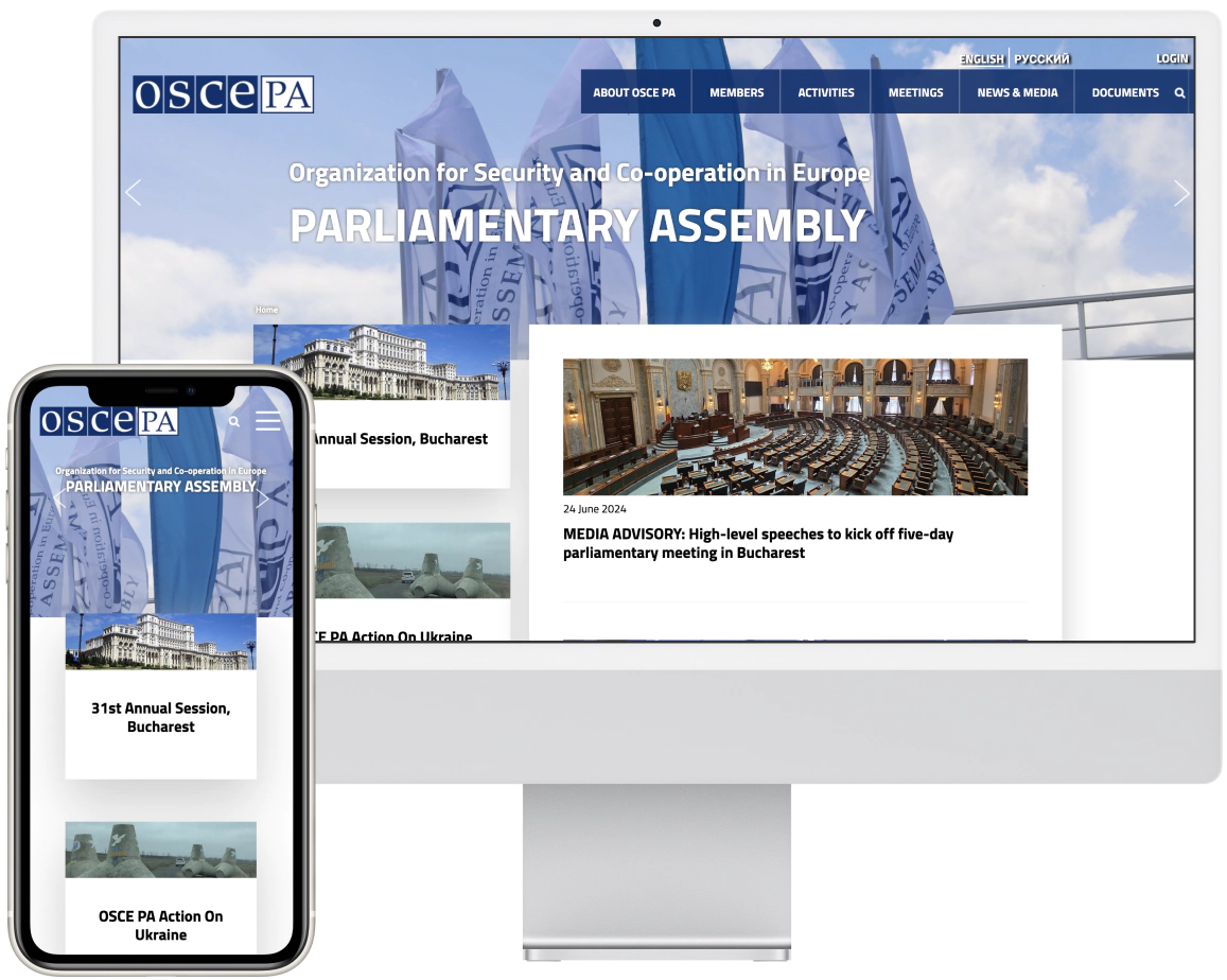 OSCE PA website migration from Joomla 3 to version 4