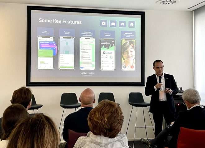 DICEUS Vitaminise pitch in Milan