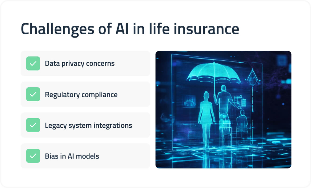 challenges of AI in life insurance