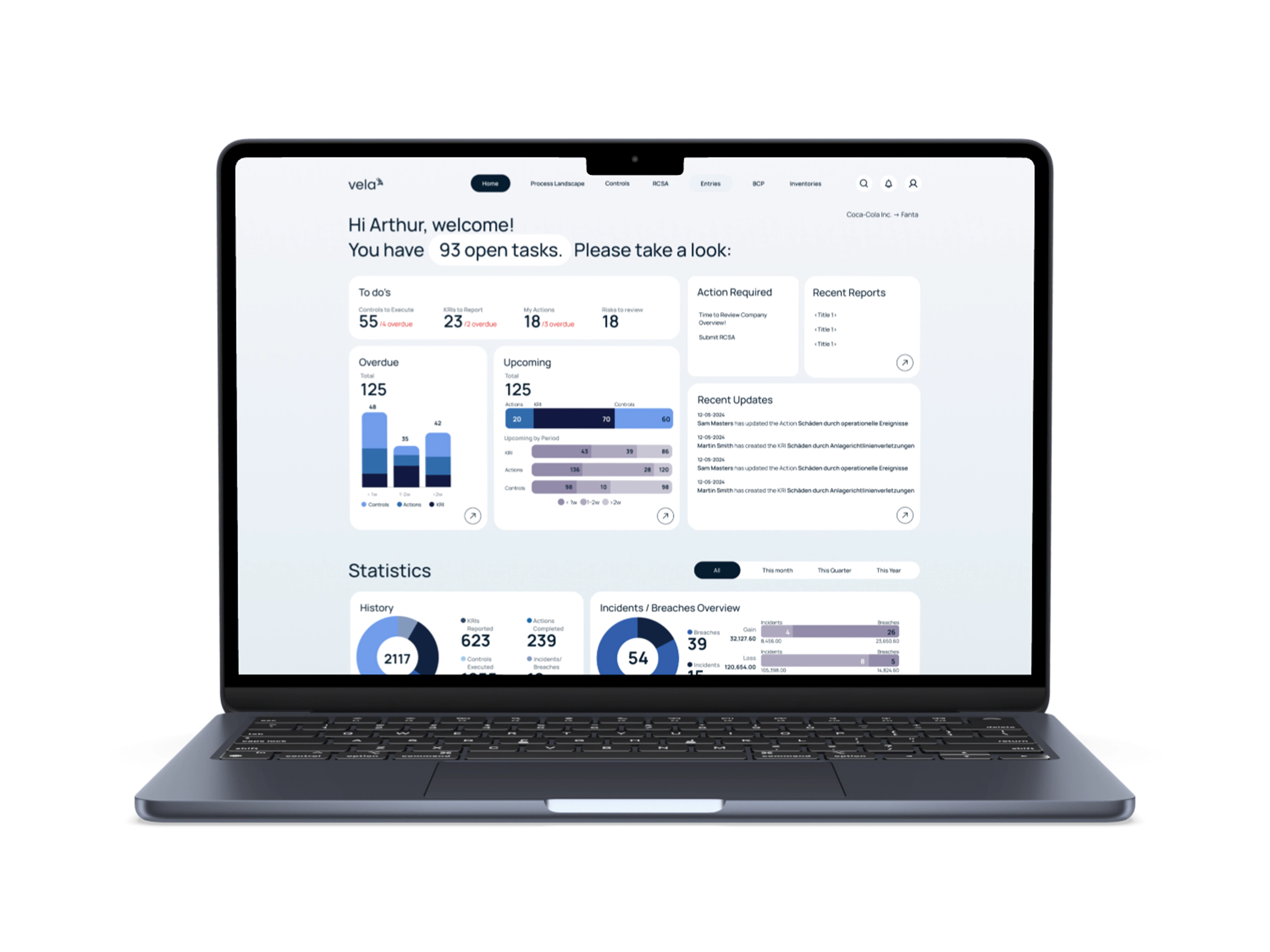 VELA – Next-generation compliance and risk management system