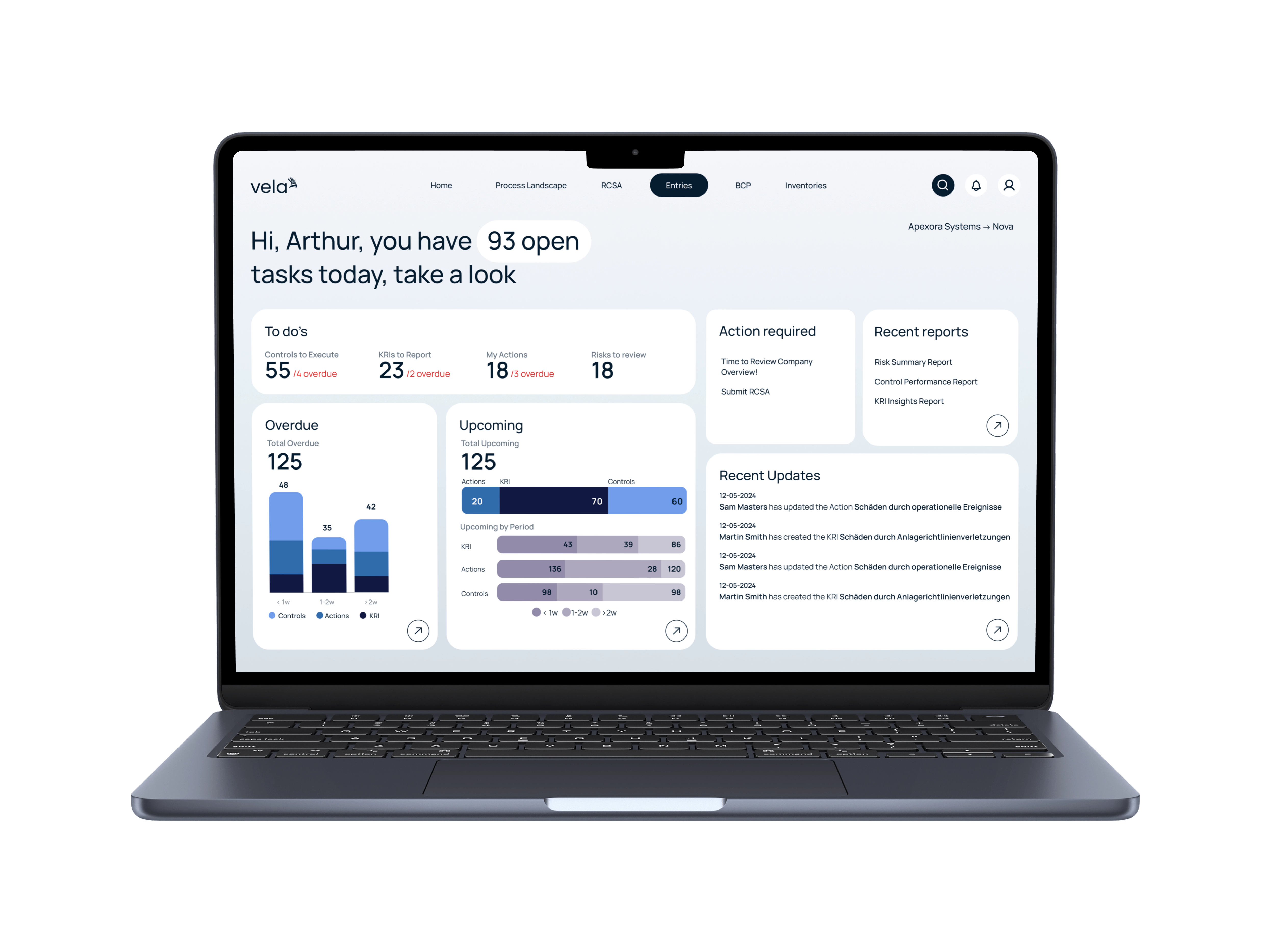 VELA – Next-generation compliance and risk management system