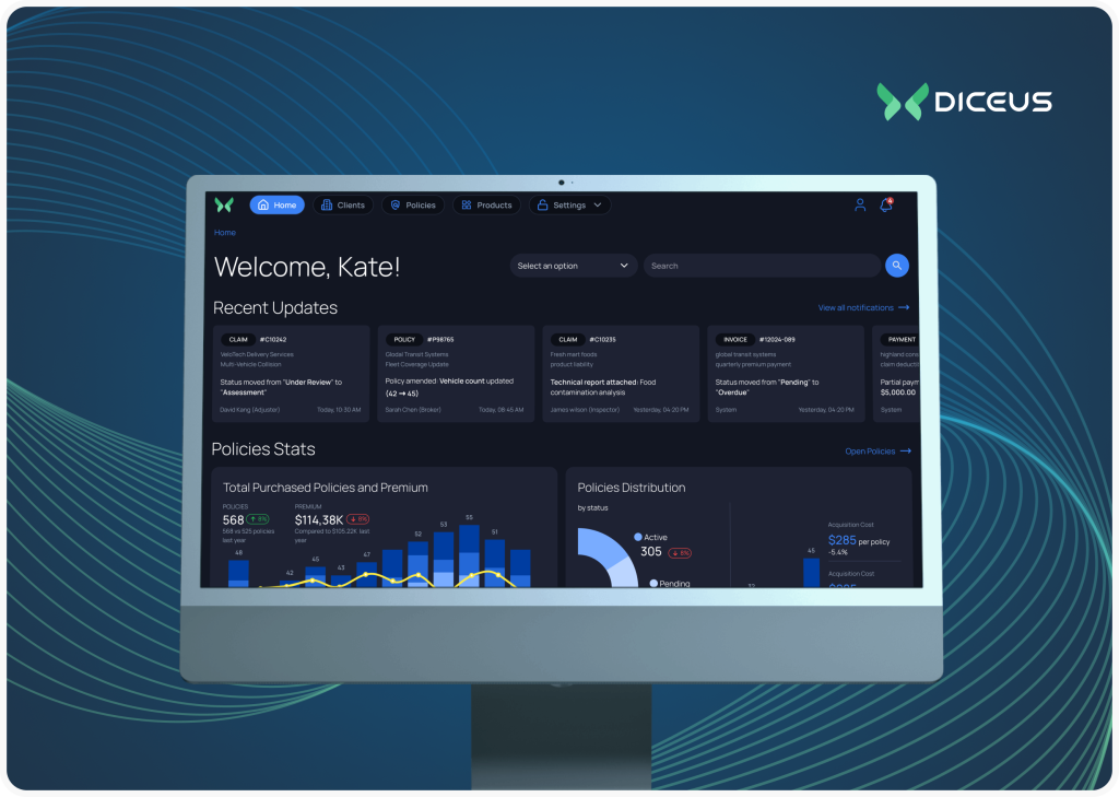 Policy Administration System by DICEUS