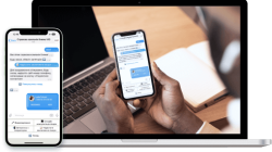 Chatbot development for insurance company Kniazha Vienna Insurance Group picture